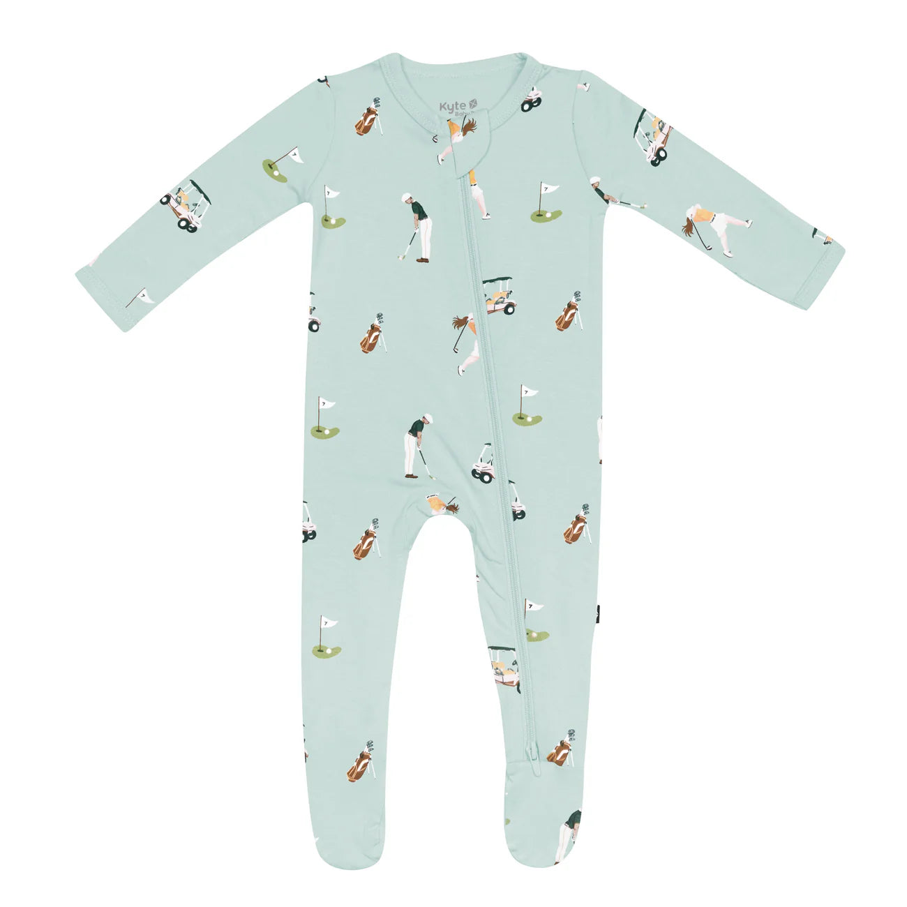 Zippered Footie - Golf