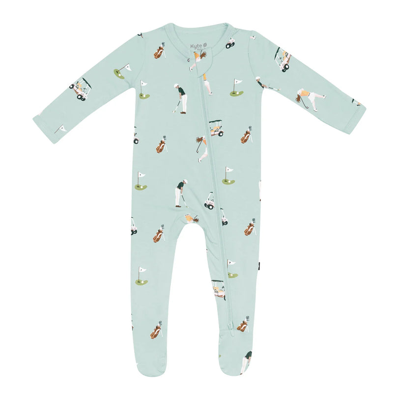 Zippered Footie - Golf