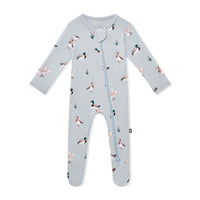 Zippered Footie - Mallard Duck