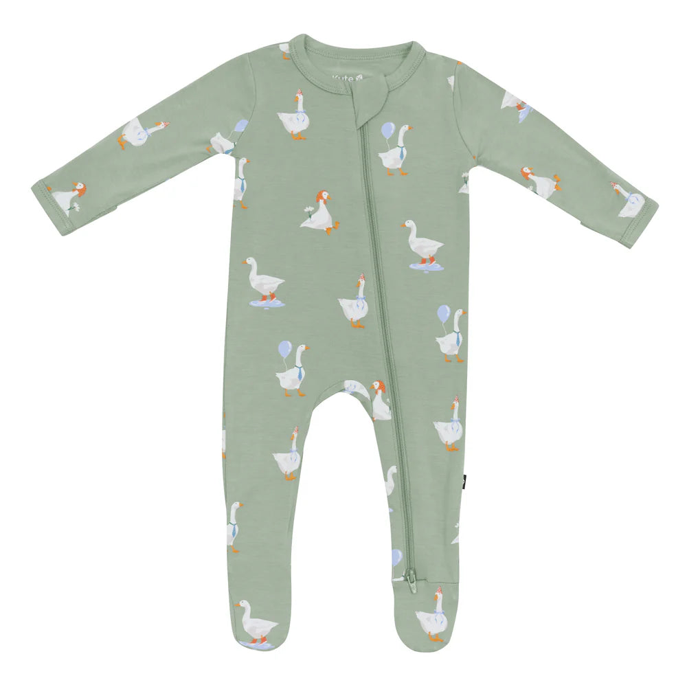 Zippered Footie || Silly Goose