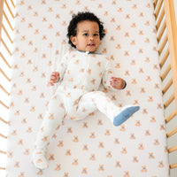 Zippered Footie - Teddy Bear