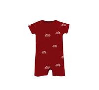 Cotton Shortie Romper | Firetruck