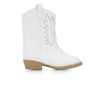 White Western Boot