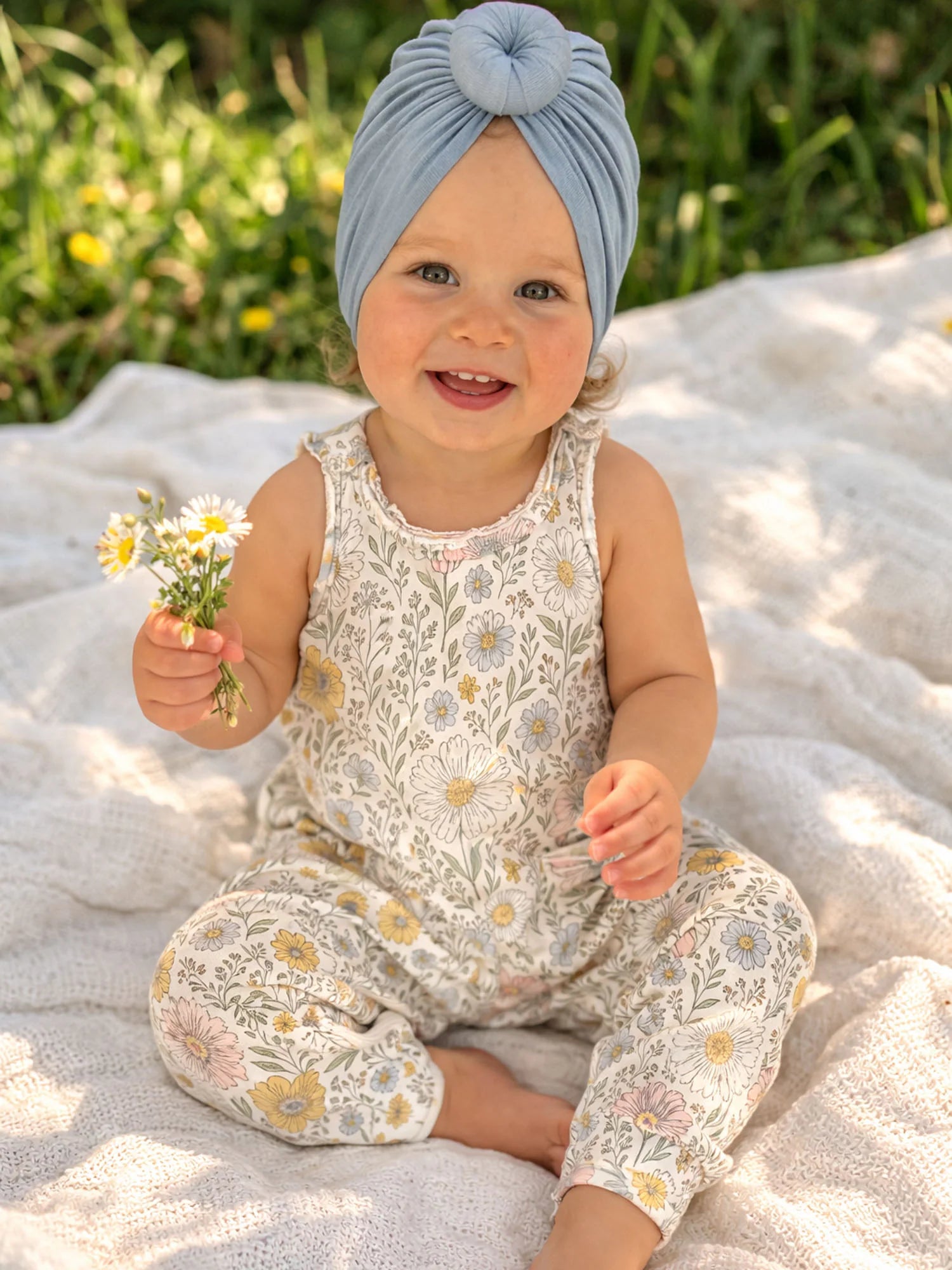 Cotton Tank Romper | Wildflower