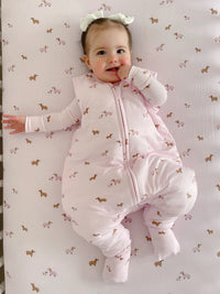 Footie Sleep Bag | Girl Dog