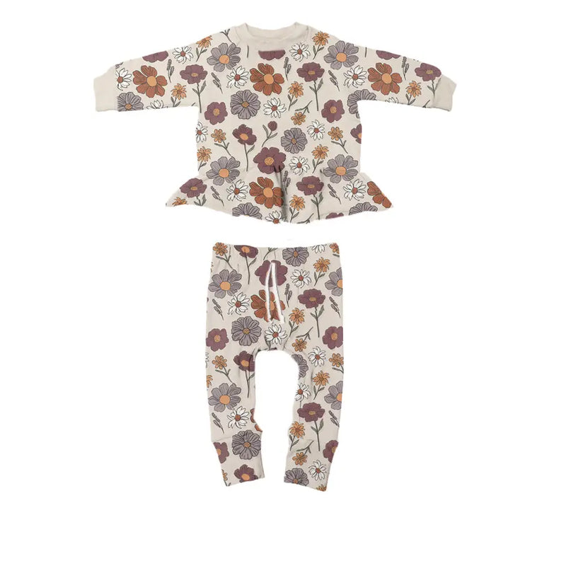 Ruffled Sweatsuit || Bouquet