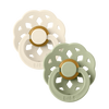 Boheme 2 PACK Pacifiers - Ivory/ Sage
