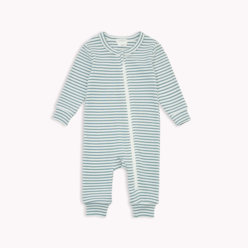 Slate Striped Modal Rib Sleeper