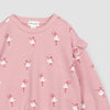Ballerina Print Rose Sweatshirt