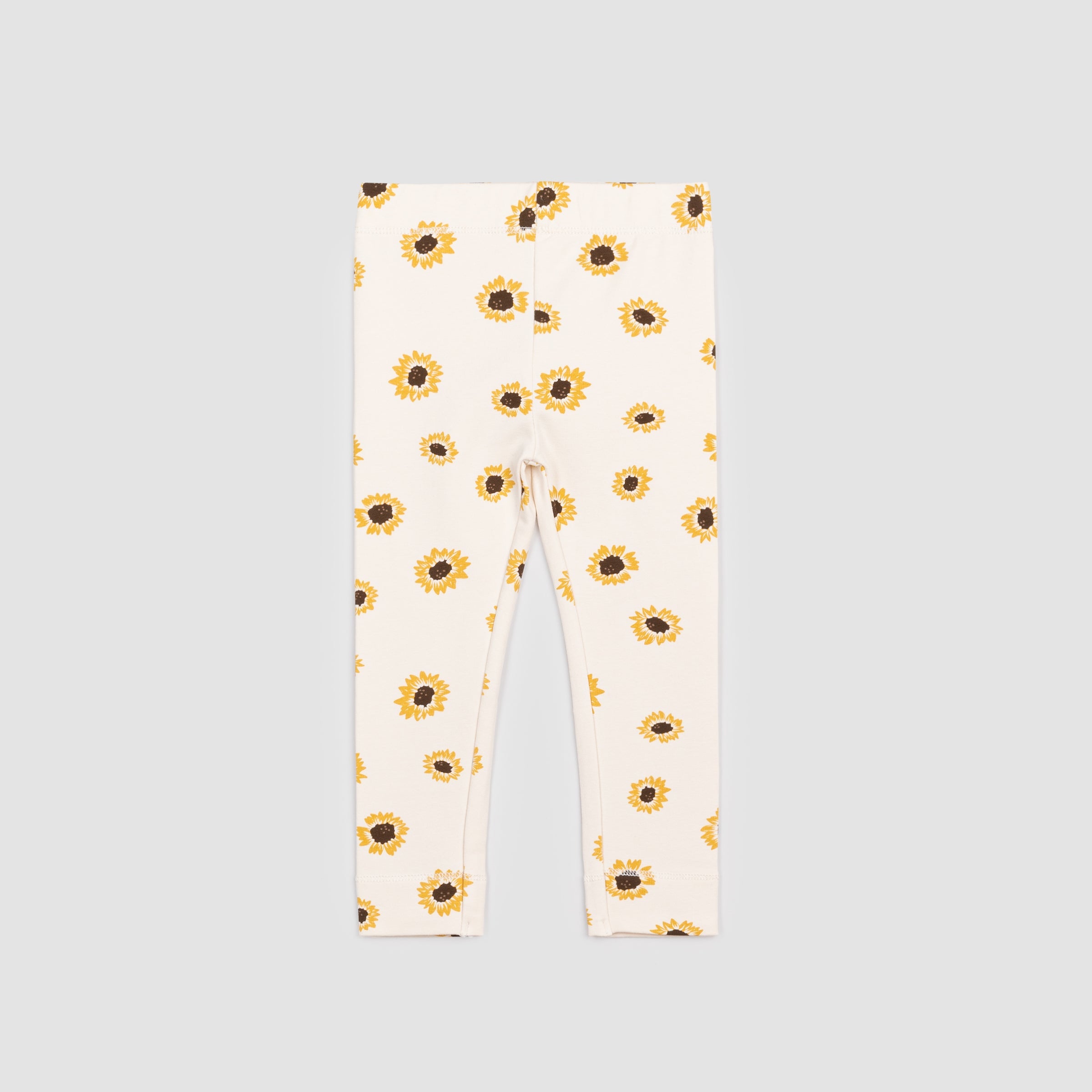 Sunflower Print on Terry Leggings