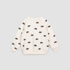 Grizzly Print on Crème Sweatshirt