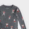 Quarterback Print Heather PJ Set