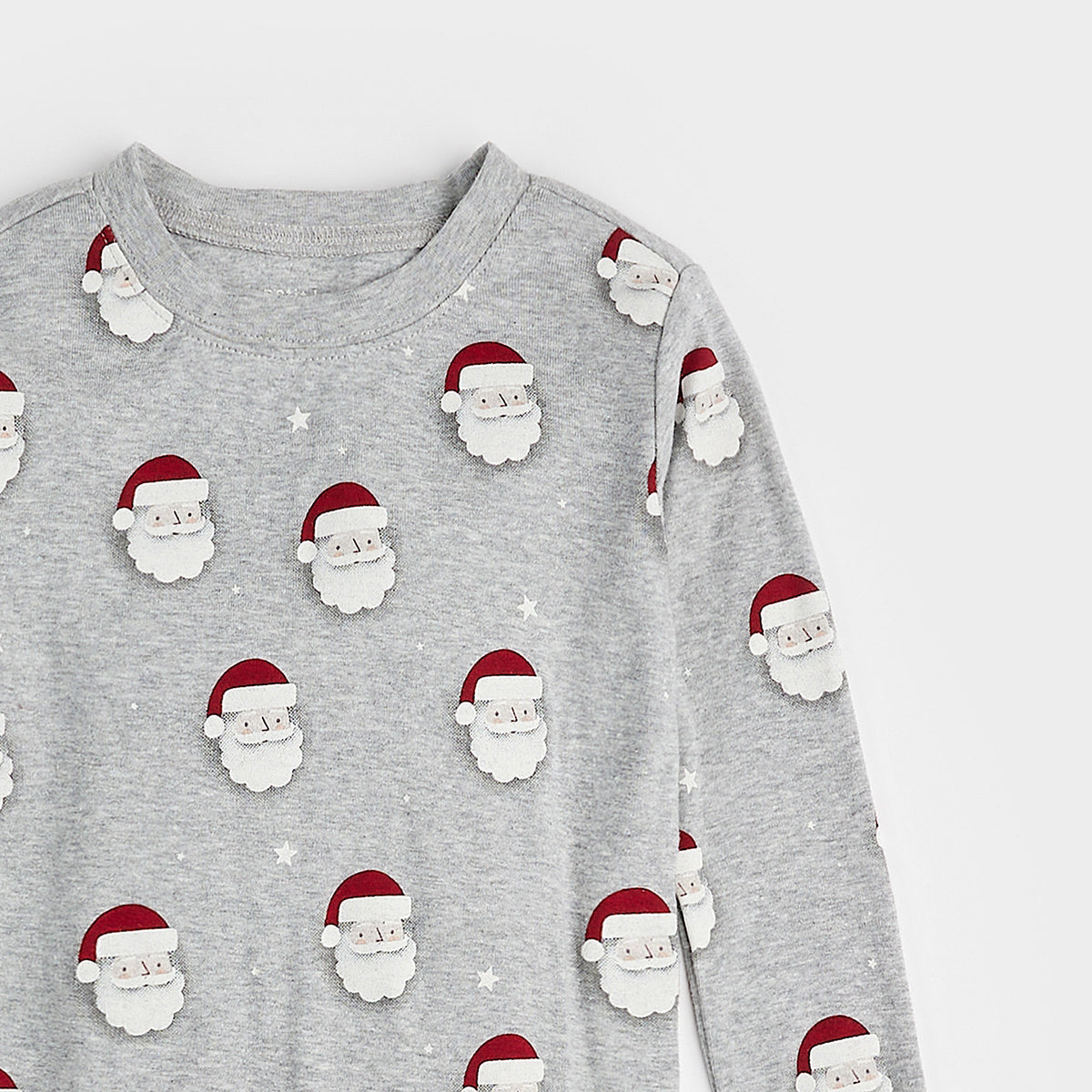 Santa Baby on Heather Grey Fleece Playsuit