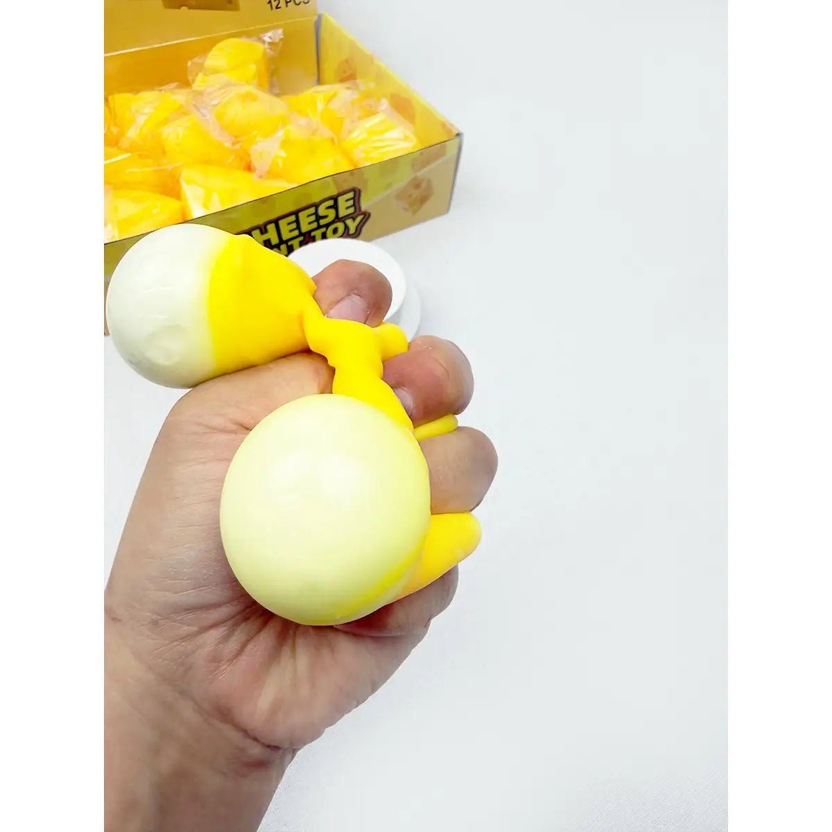 Triangle Cheese Squishy Toy
