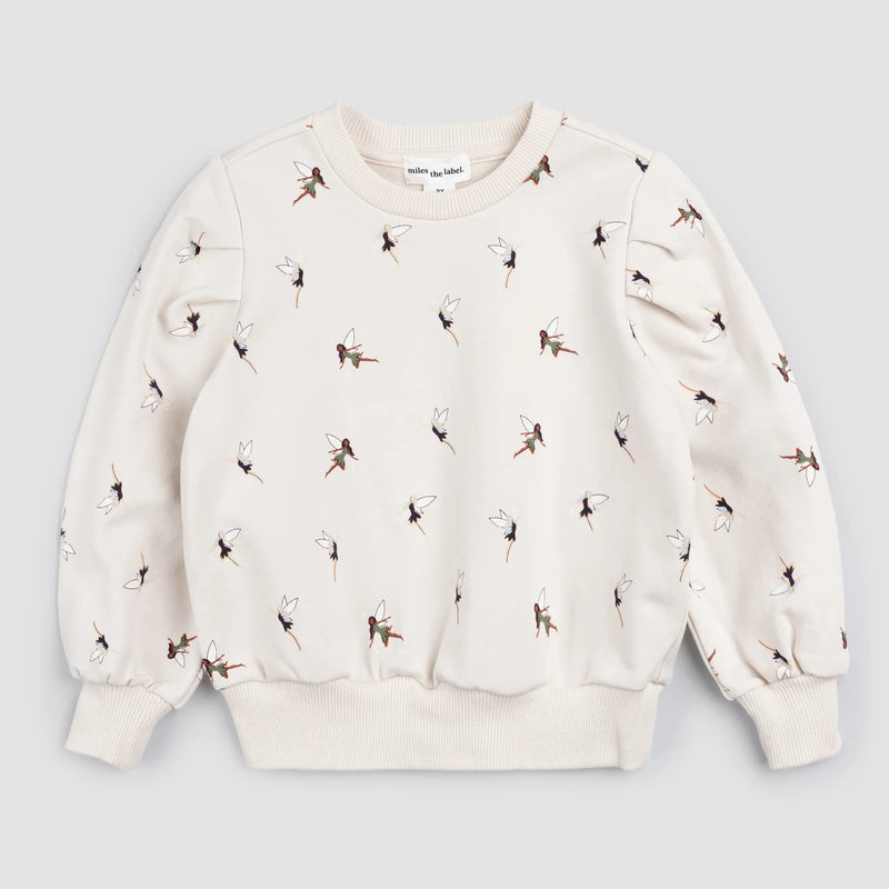 Fairy Print on Birch Sweatshirt