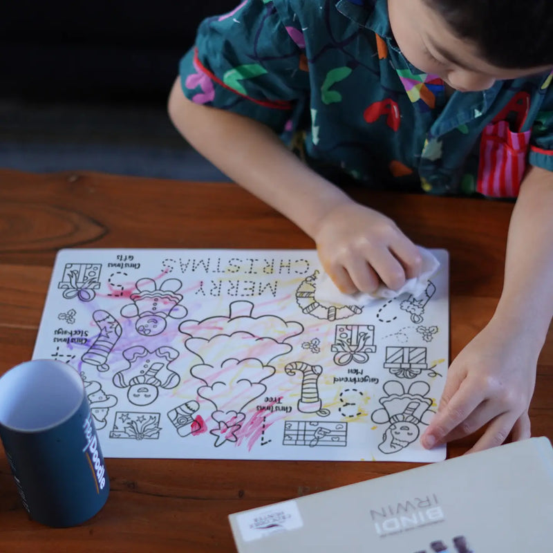Jingle Bells Mini Coloring & Doodle Mat