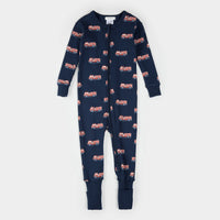 Fire Truck Print Convertible Sleeper
