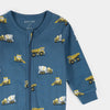 Construction Truck Print on Cobalt Blue Sleeper