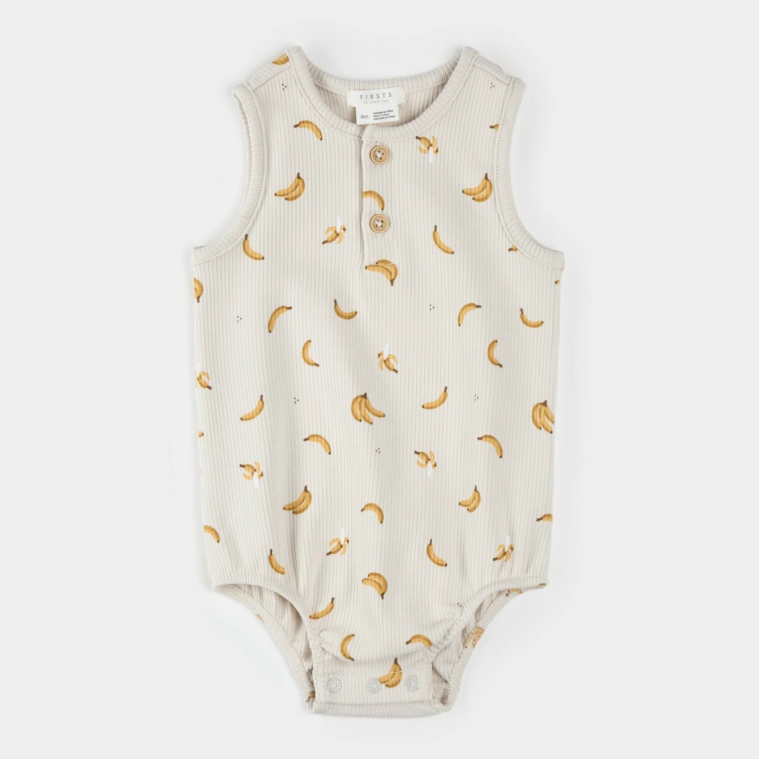 Banana Print Romper