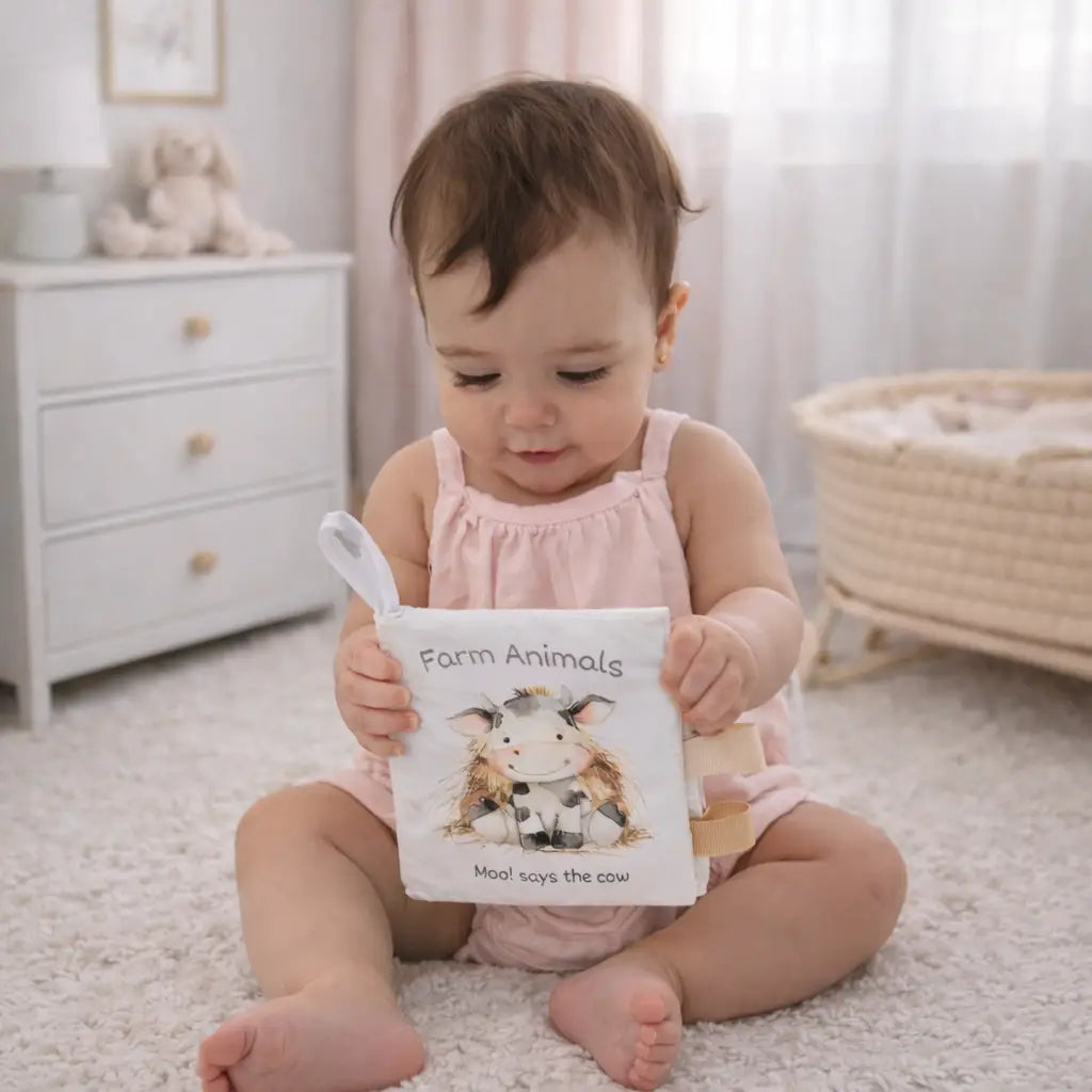 Farm Animals Taggies Crinkle Book