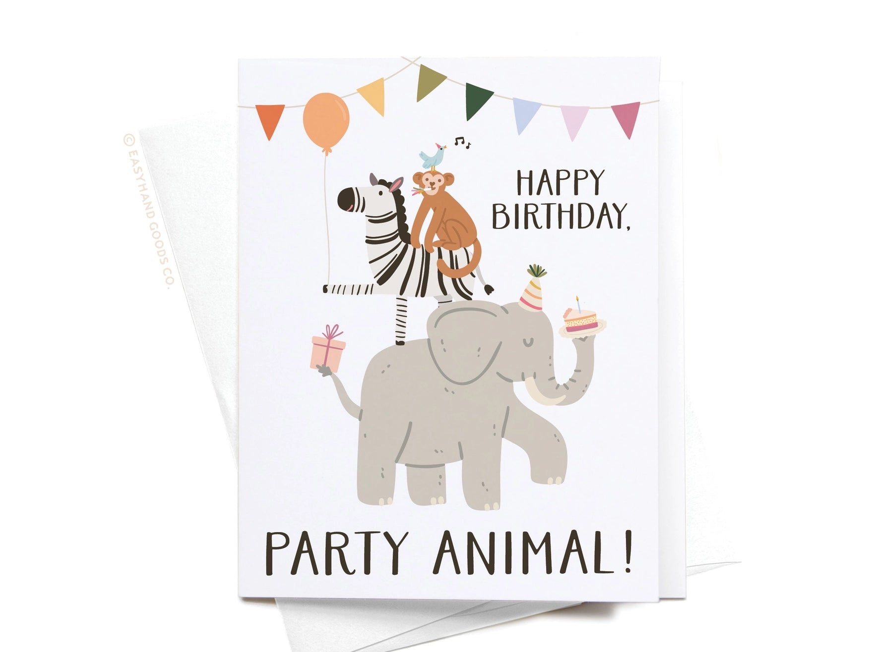 Happy Birthday Party Animal Greeting Card