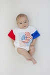 Checker Smiley T-Shirt Romper