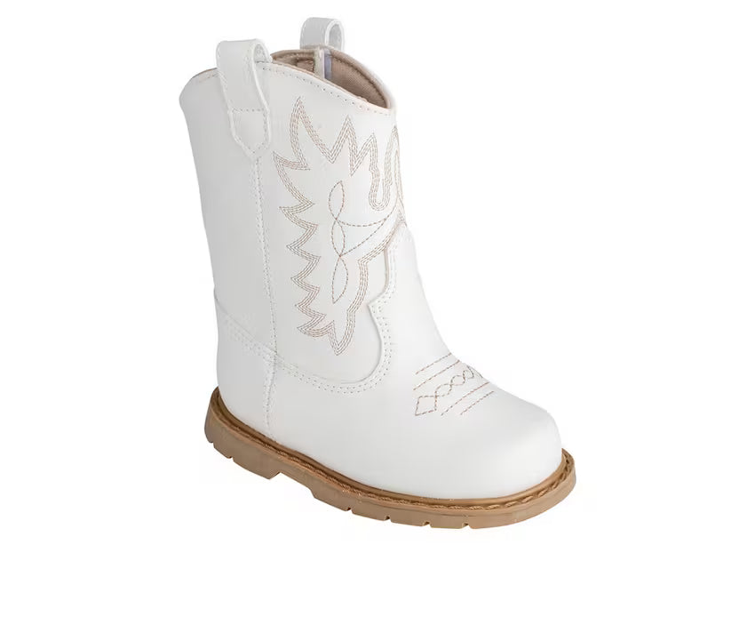 White Western Boot | Toddler