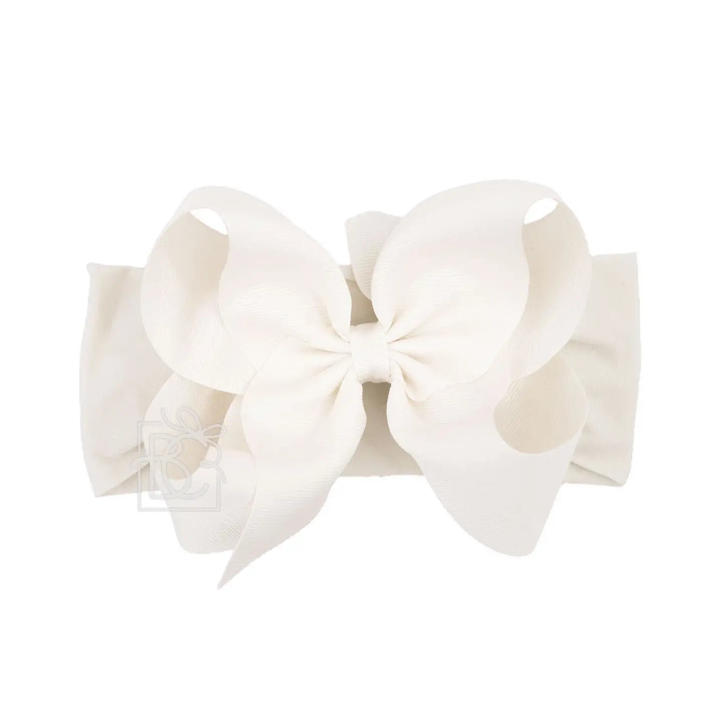 5.5" Double knot Wide Headband | Antique White