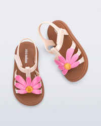 Hip Bloom Sandal | Brown\ Pink