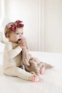 Chenille Lovey - Oatmeal