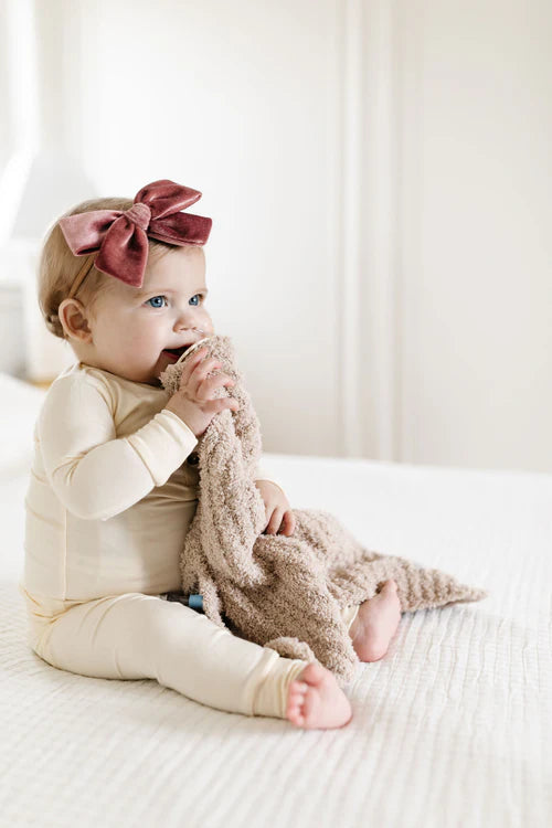 Chenille Lovey - Oatmeal