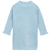 Angel Blue Lurex Knit Sweater Dress