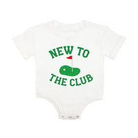 New To the Club Patch Romper
