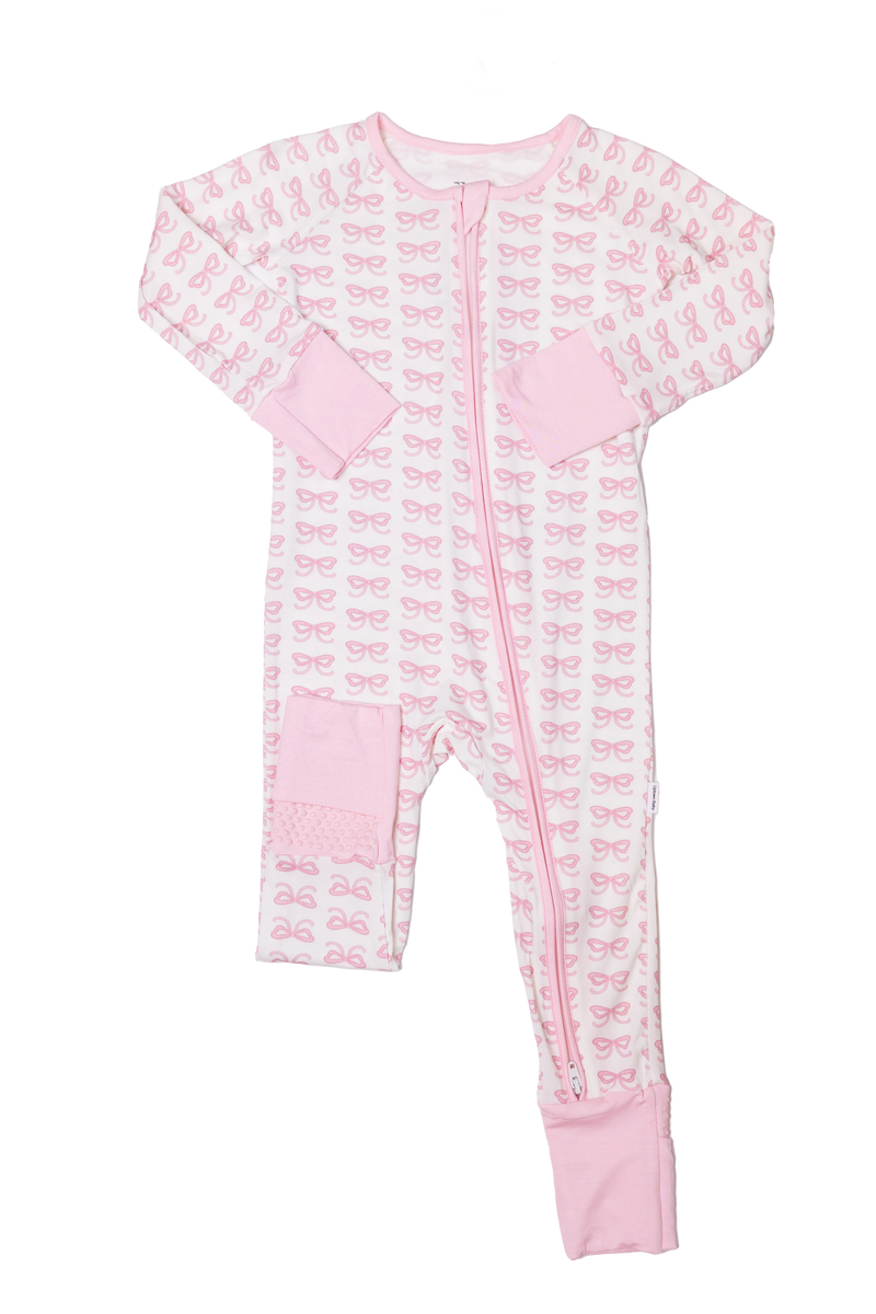 Bow Sleep Zip Romper