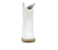 White Western Boot