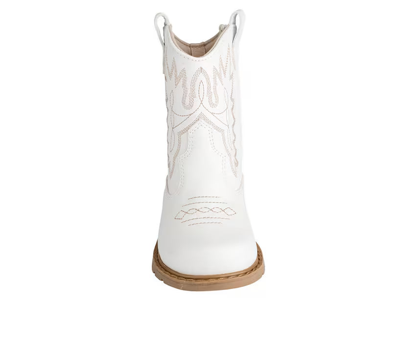 White Western Boot | Toddler