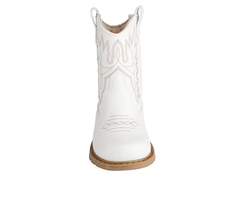 White Western Boot | Toddler