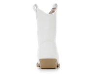 White Western Boot