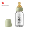 BIBS Baby Glass Bottle Complete Set - 110ml | Sage