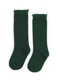 Forest Lace Top Knee High Socks