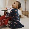 Fire Truck Print Convertible Sleeper