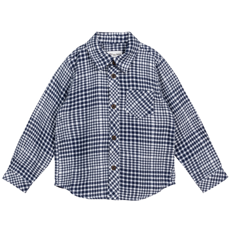 Brushed Flannel Checkered Shirt
