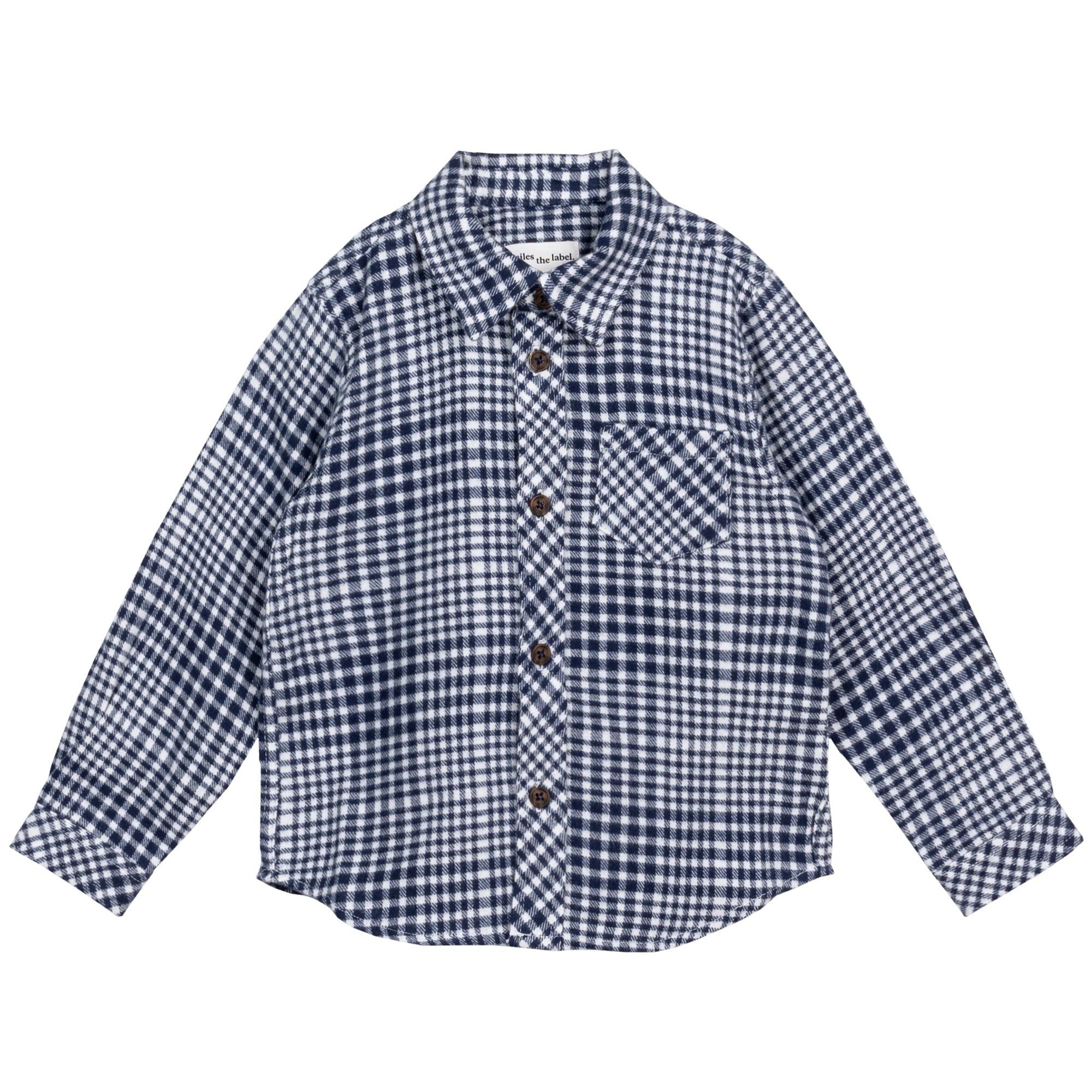 Brushed Flannel Checkered Shirt