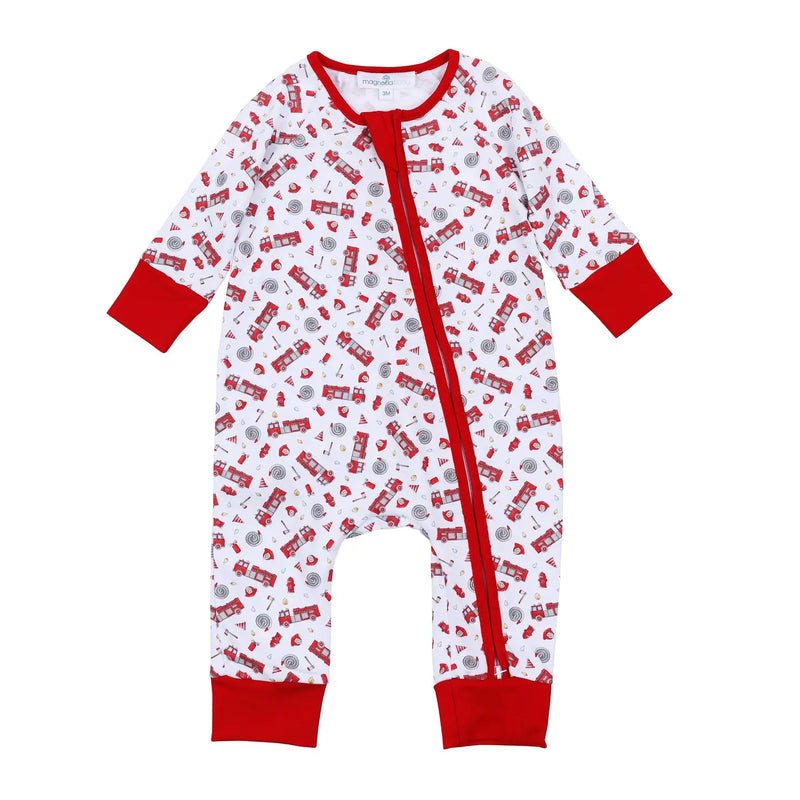 To the Rescue Print Zip Playsuit