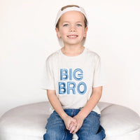 Big Bro Embroidered Patch Short Sleeve T-Shirt