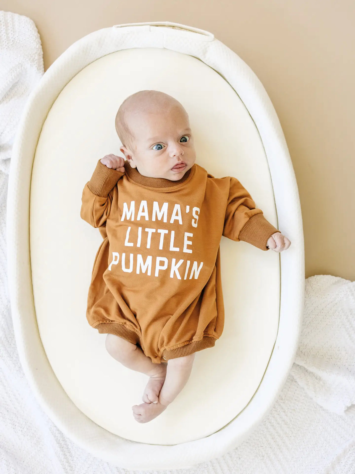 ‘Mama’S Little Pumpkin’ Bubble Romper