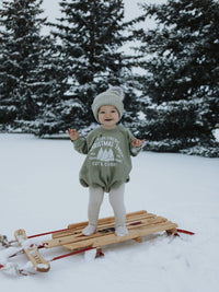 Farm Fresh Christmas Trees Oversized Sweatshirt Romper