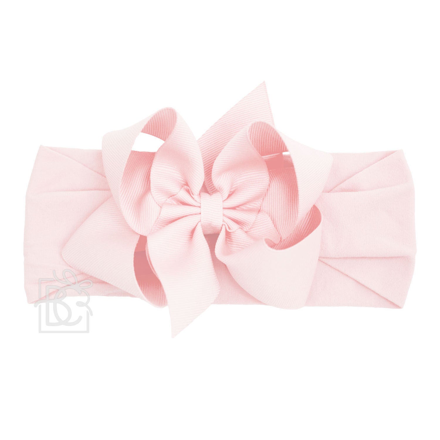 5.5" Double knot Wide Headband | Powder Pink