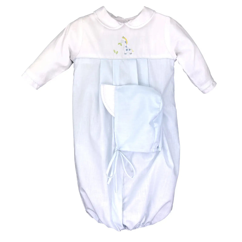 Embroidered Giraffe Convertible Gown