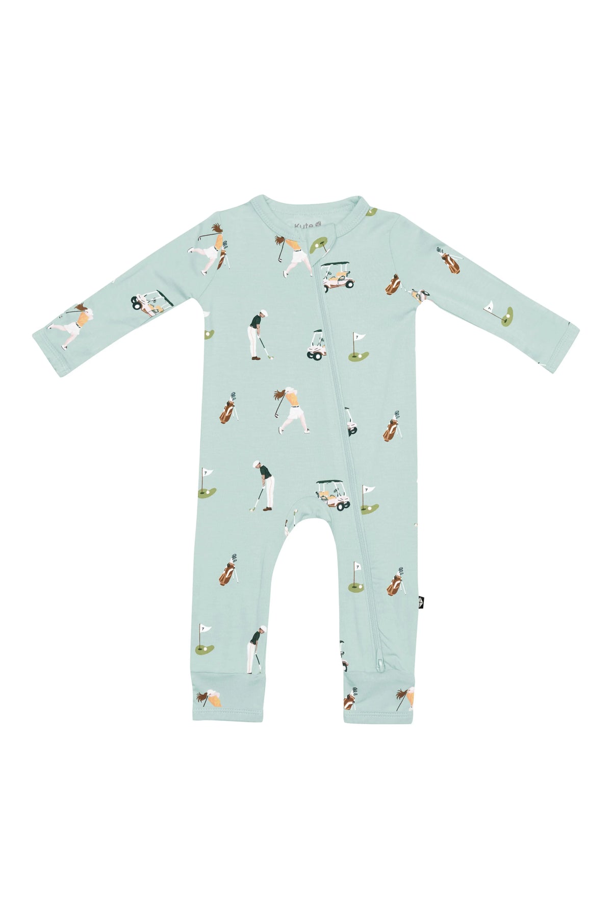 Zippered Romper - Golf